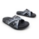 Мужские шлепки Louis Vuitton Flip-flops White/Black Logo