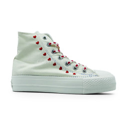 Converse All Stars High White Hears