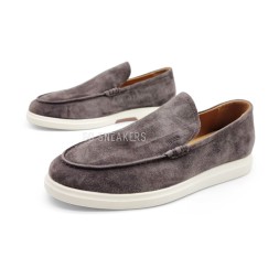 Hugo Boss Loafers Suede Brown